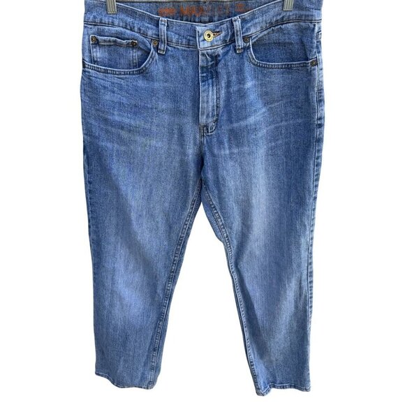 Urban Pipeline Mens Max Flex Light Wash Straight Fit Button Closure Denim Jeans - Picture 1 of 9